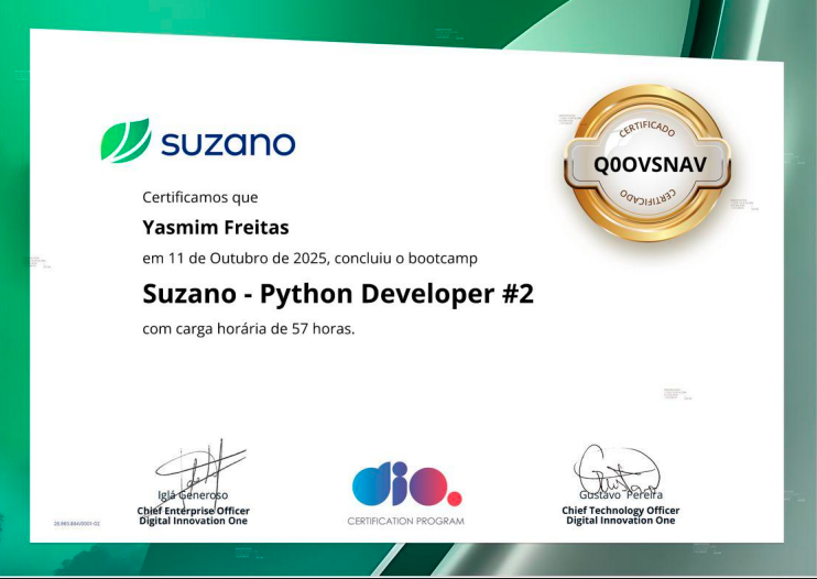 Python Developer DIO