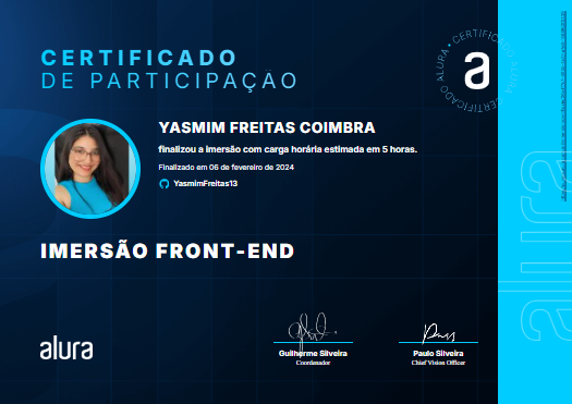 Imersão Front-end Alura
